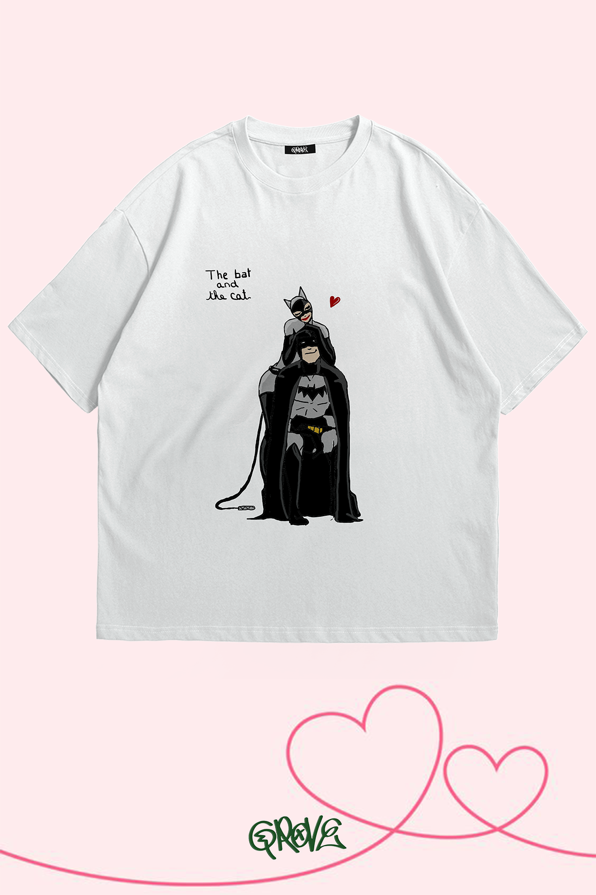 BatCat Çift Oversize T-Shirt