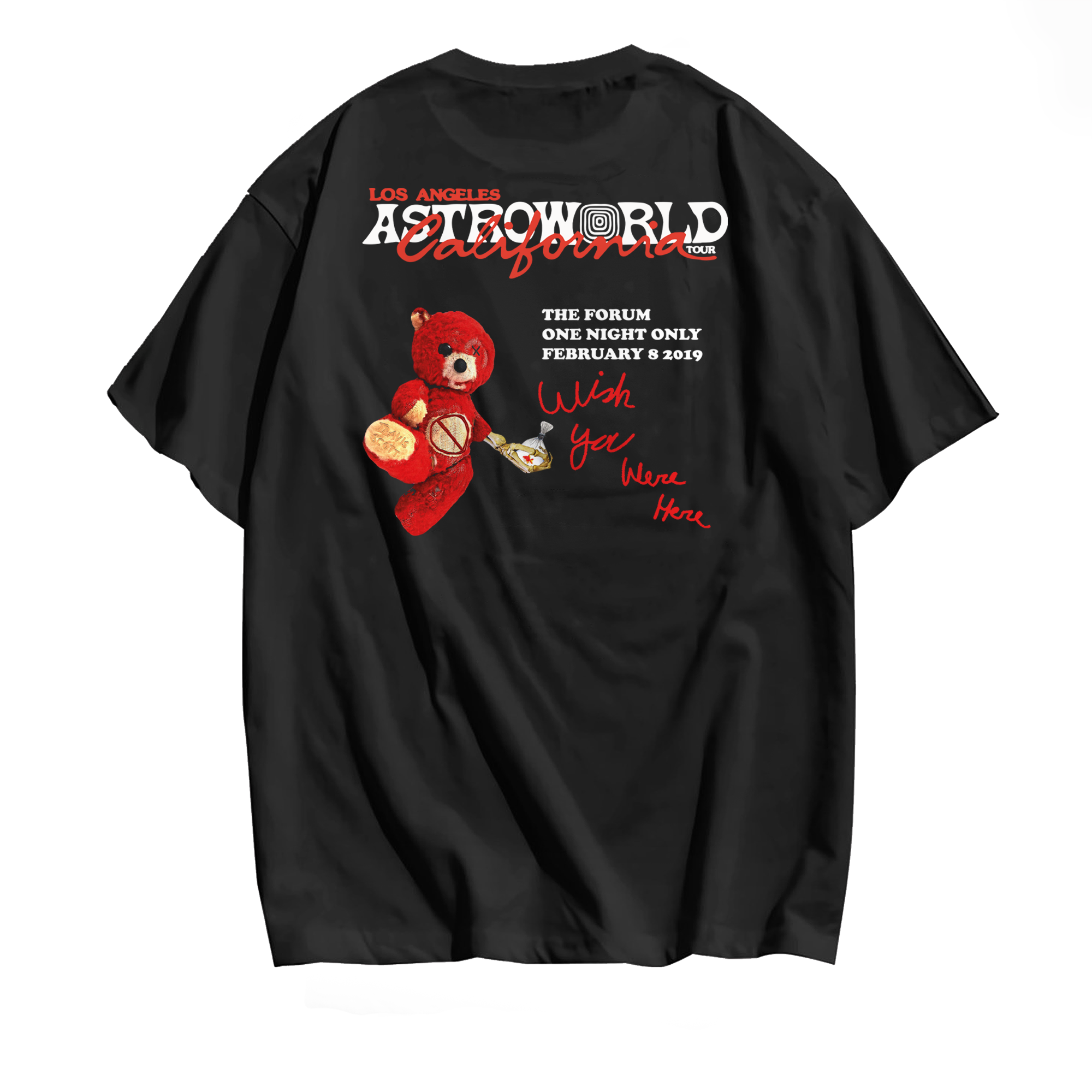 Travis Scott Big Red Bear L.A.