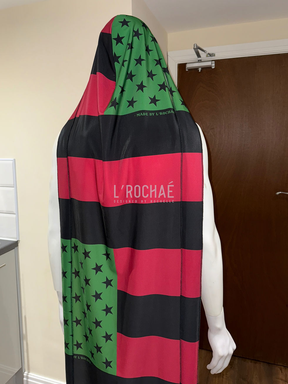 Thumbnail: African American USA Flag Cowboy Carter Durag - Handmade Custom Durag - L’Rochaé
