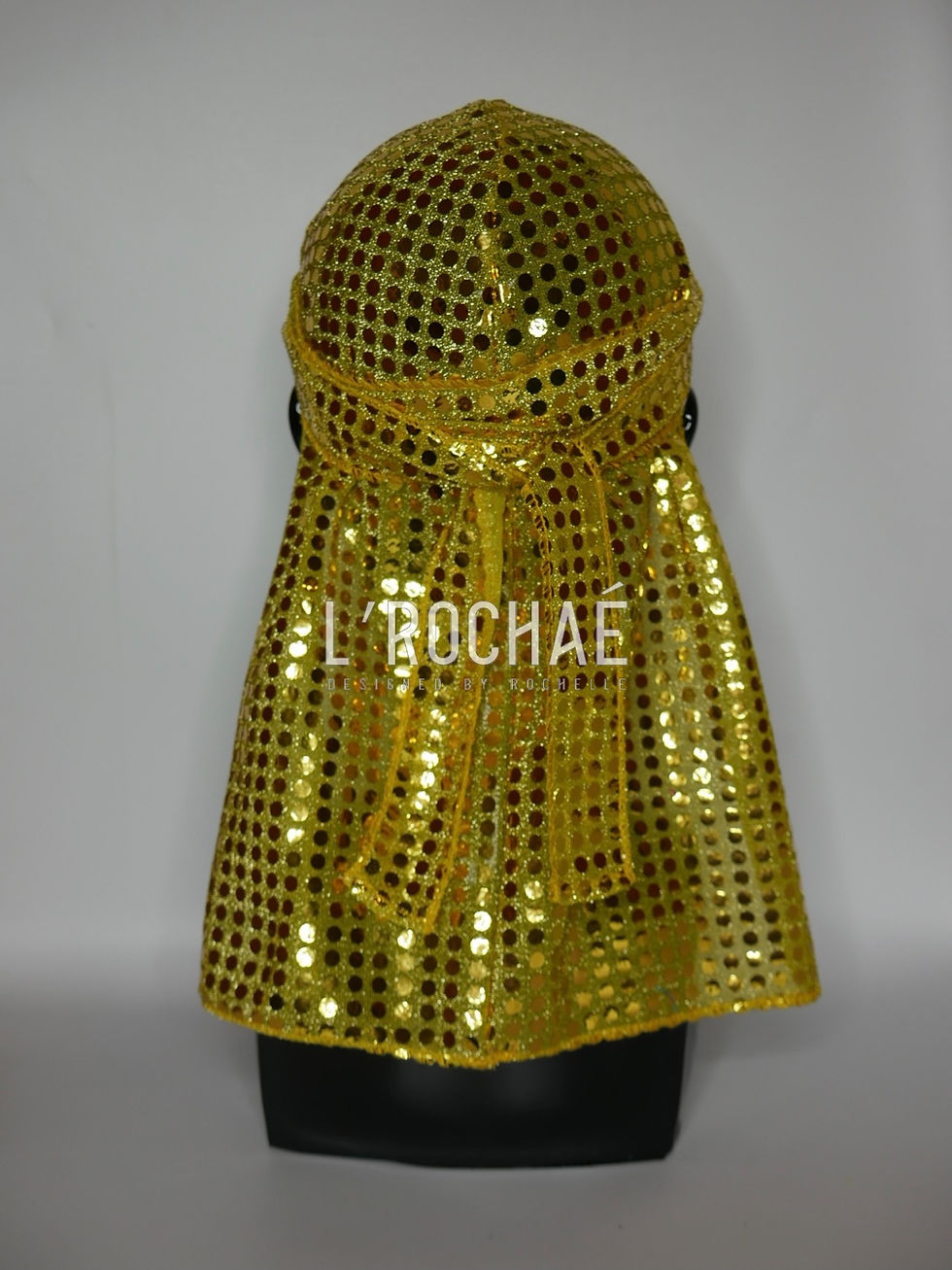 Thumbnail: Limited Edition - Yellow “Discoball” Durag