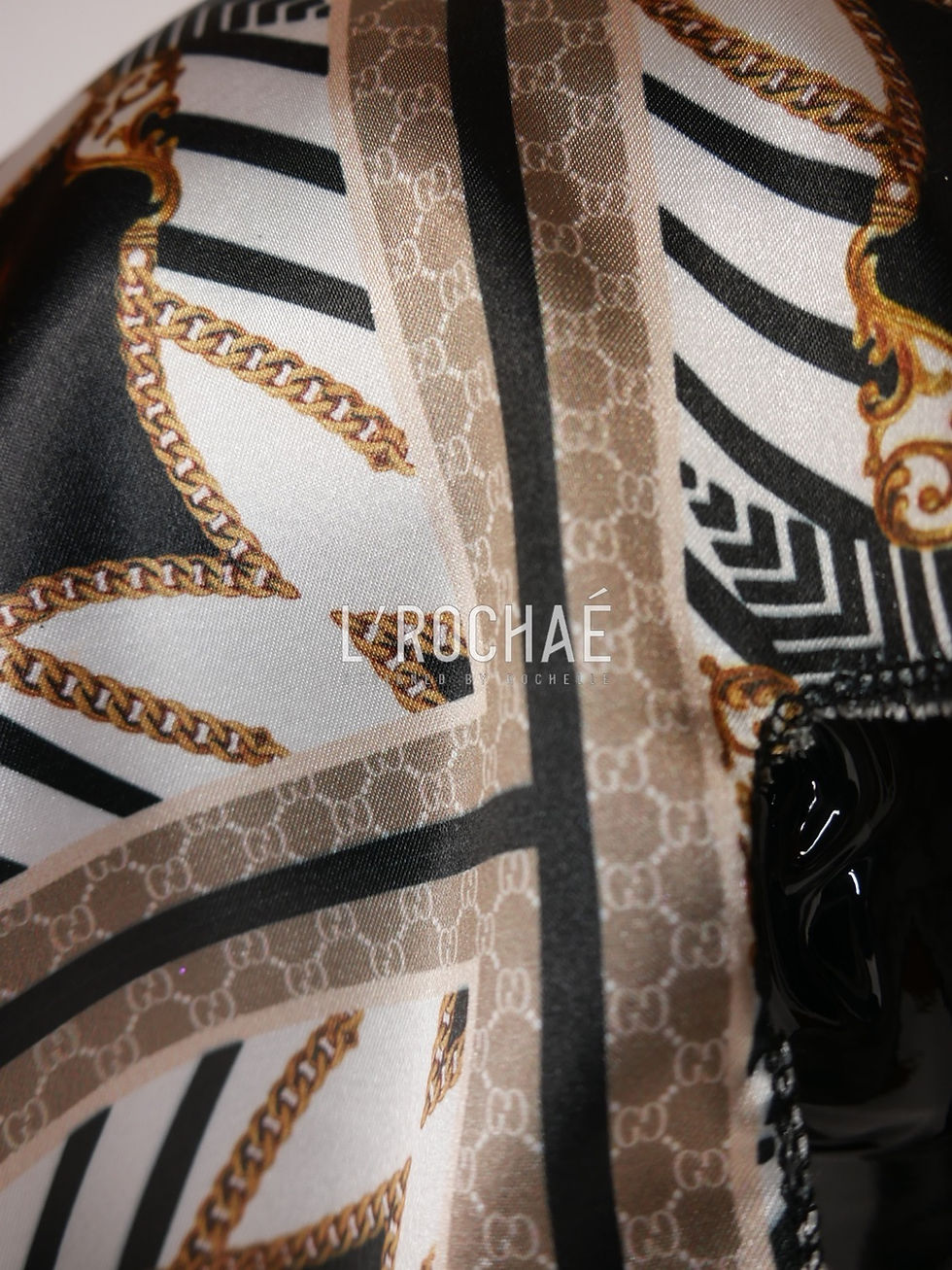 Thumbnail: Gucci Printed BACKLESS No Tail Durag/ Headtie/ Headscarf