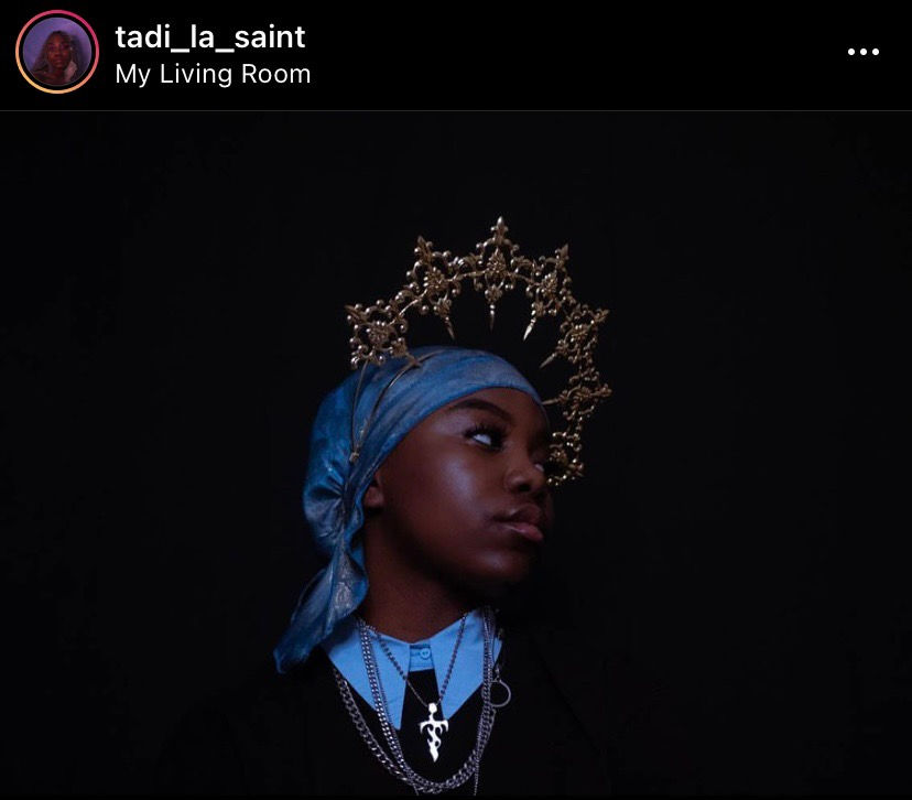 Thumbnail: “Blue Lemonade” - Blue/Light Gold Metallic Paisley Durag