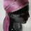 Thumbnail: Plain Dusty Pink Non-Stretch Satin Durag
