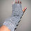 Thumbnail: Shungite - Silver LONGLINE Glitter Gloves - L’Rochaé