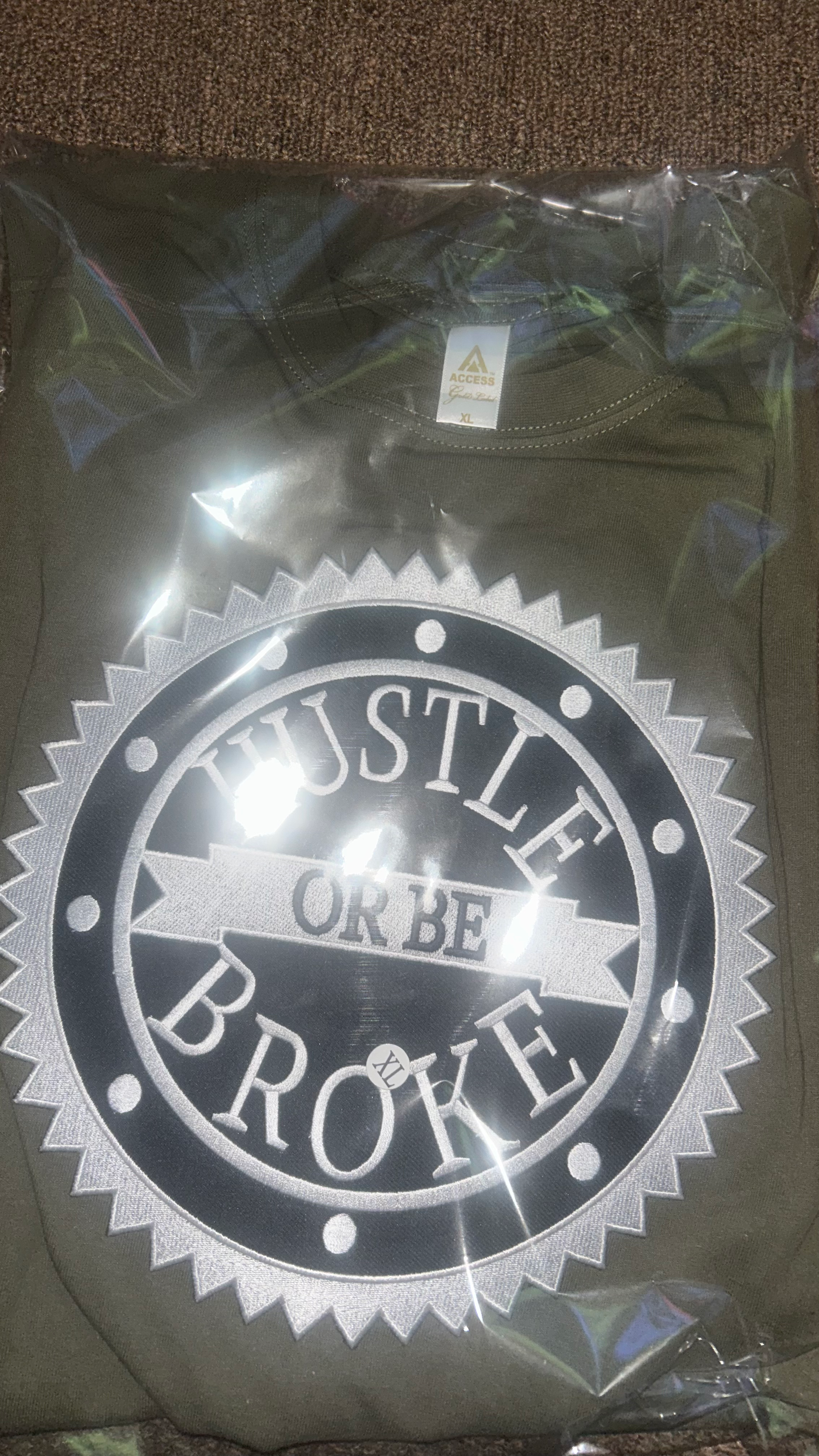 HustleOrBeBroke Patch Tee