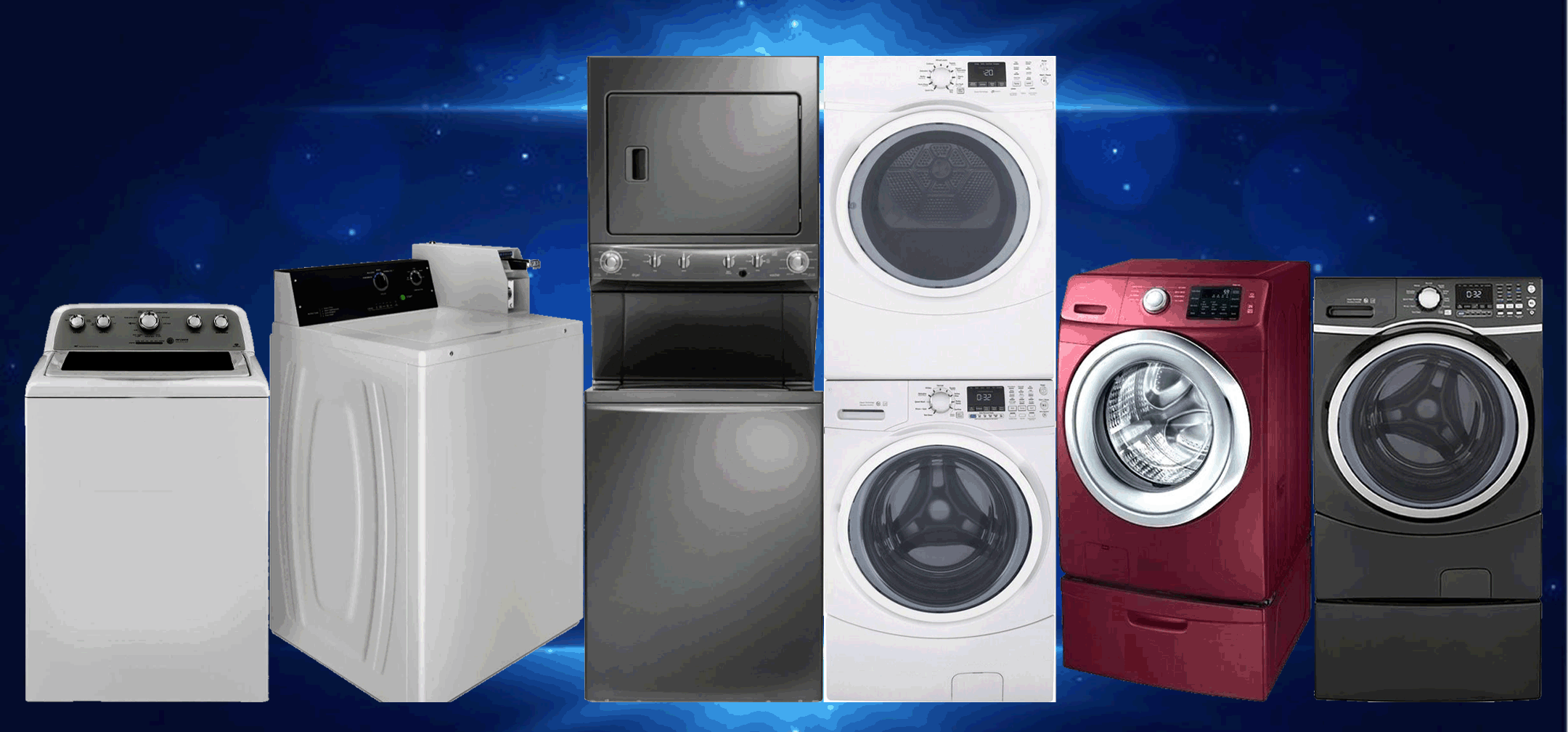 Full spectrum of washing machines