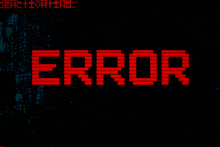Error animated picture