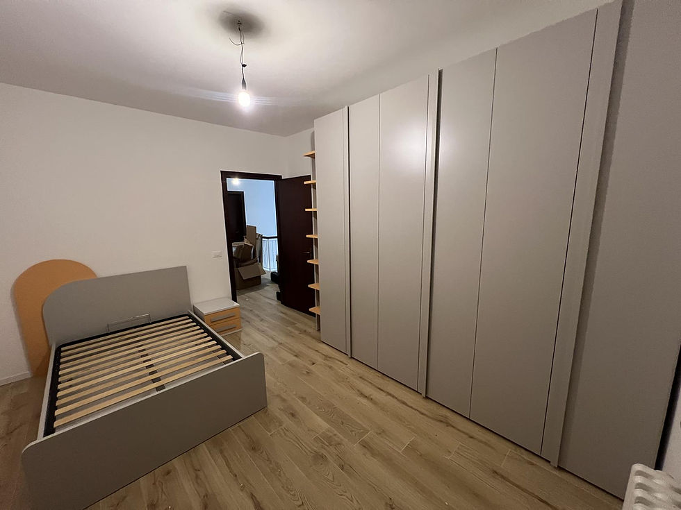 camera nuova con armadio a muro