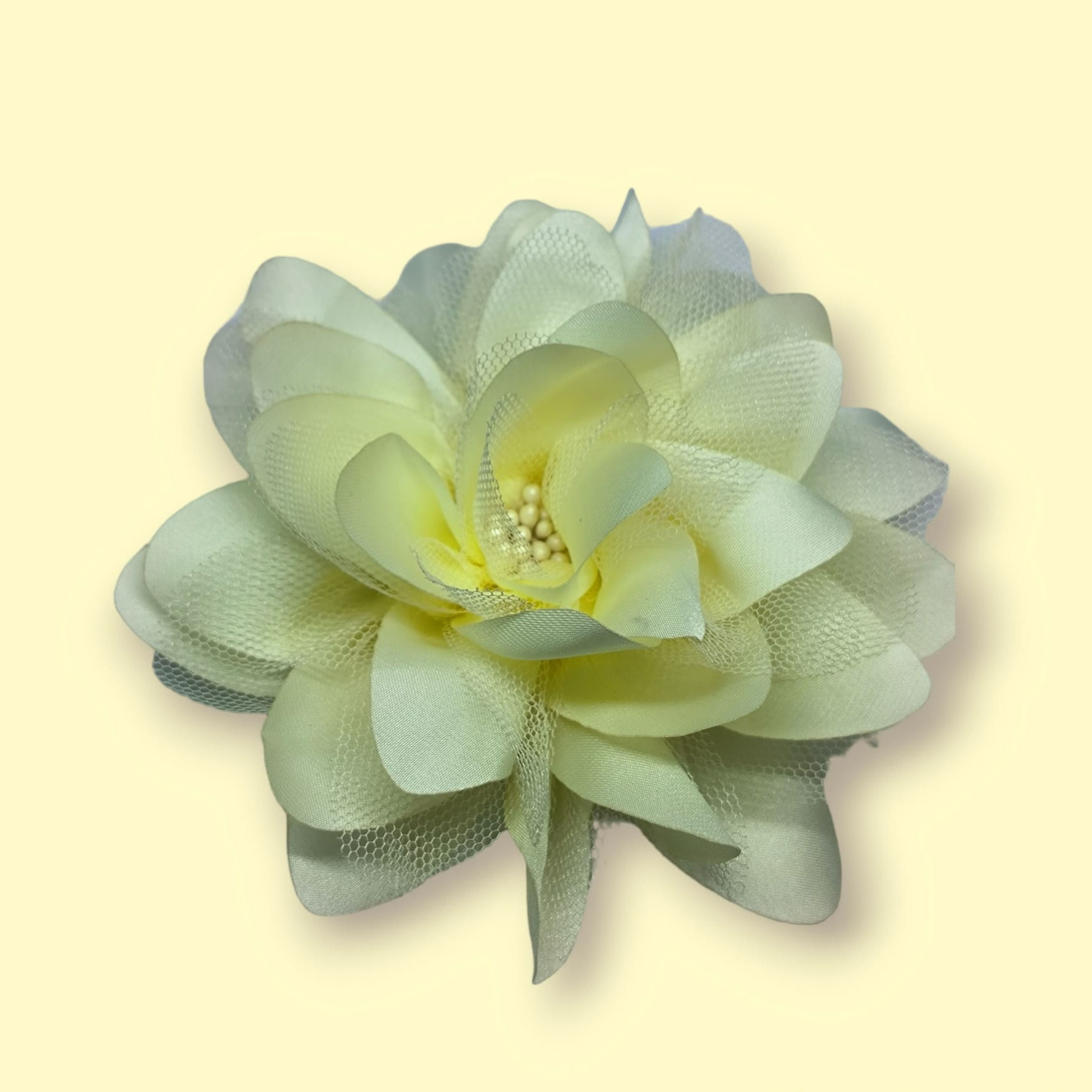 Flor Boda Tocado cruda 80mm