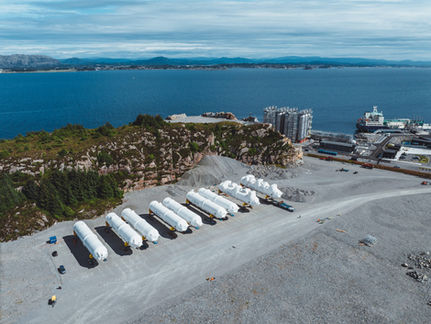 Northern Lights expansion of Phase 2: New CO2 storage tanks arrived