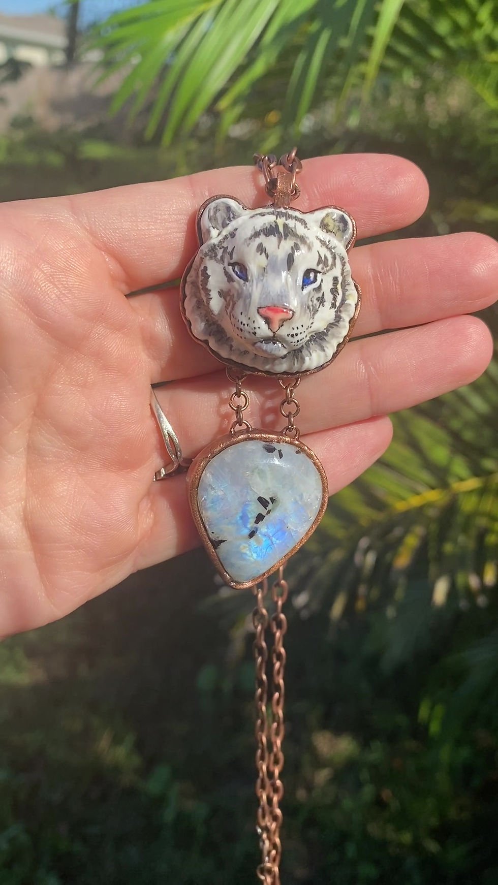 Thumbnail: White Tiger + Moonstone Totem