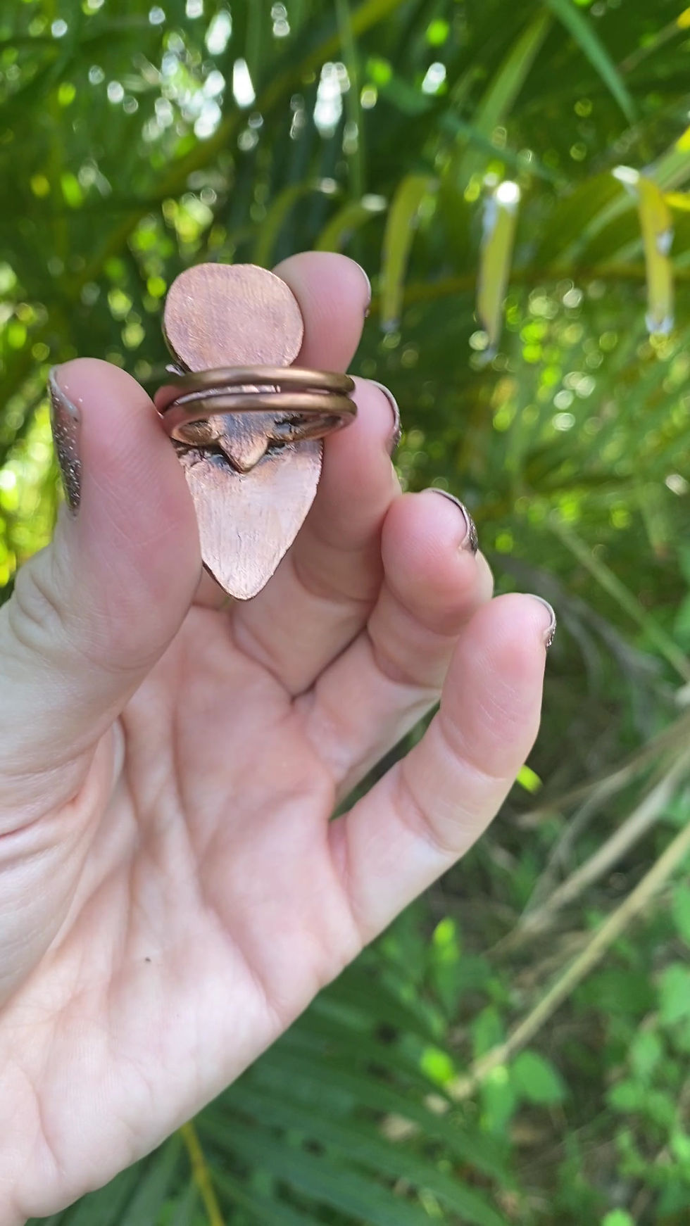 Thumbnail: Owl + Moonstone Ring - Size 5.5