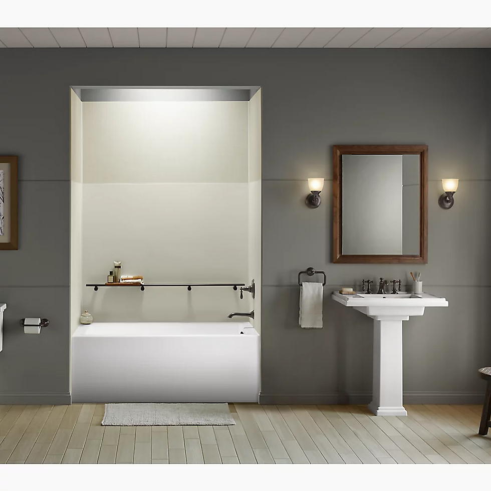 KOH- Underscore® 60" x 30" alcove bath right drain