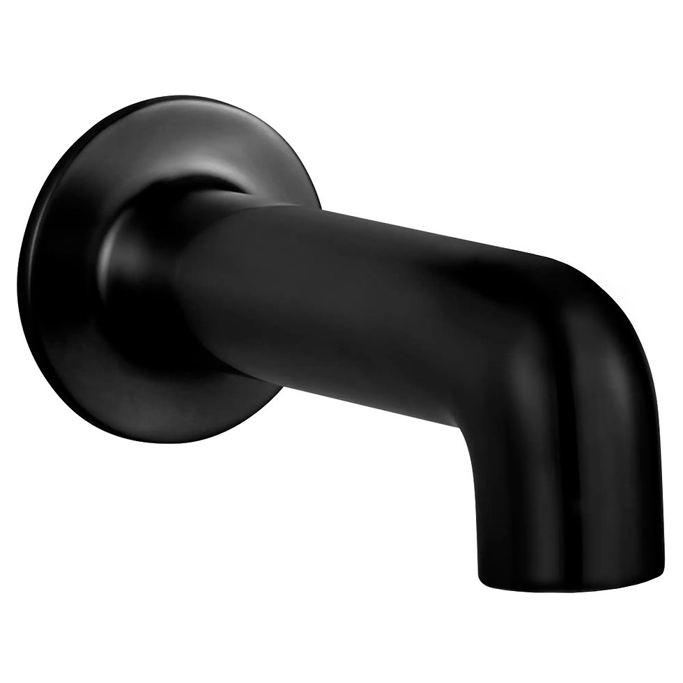AMS- Studio® S 6-Inch IPS Non-Diverter Tub Spout (Matte Black)