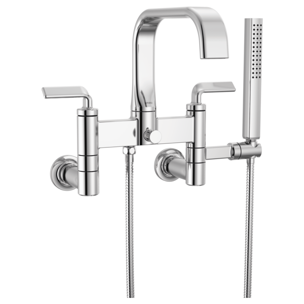 BR-Brizo Allaria™ Two-Handle Tub Filler Trim Kit w/Twist Lever Hdles-INCL Filler