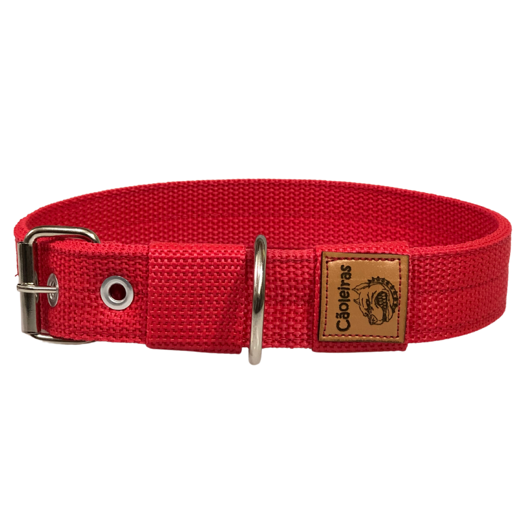 COLEIRA SLIM (SEM NOME) - VERMELHO