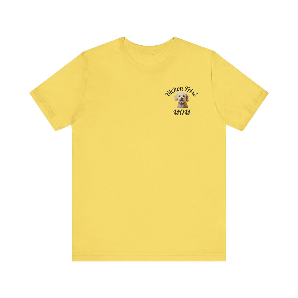 Thumbnail: Bichon Frise Mom Tee - Unisex Short Sleeve T-Shirt