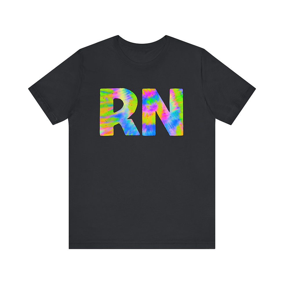Thumbnail: RN Nurse Appreciation T-Shirt, Unisex Tee, Gift for Healthcare Workers