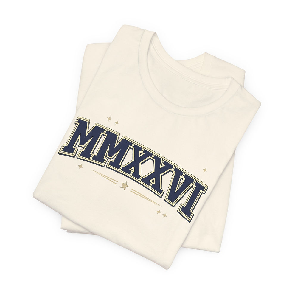 Thumbnail: MMXXVI Roman Numerals Tee | 2026 Year Design