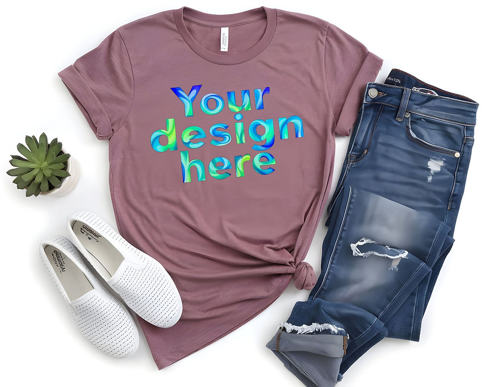 Custom Unisex Jersey Tee with Your Design