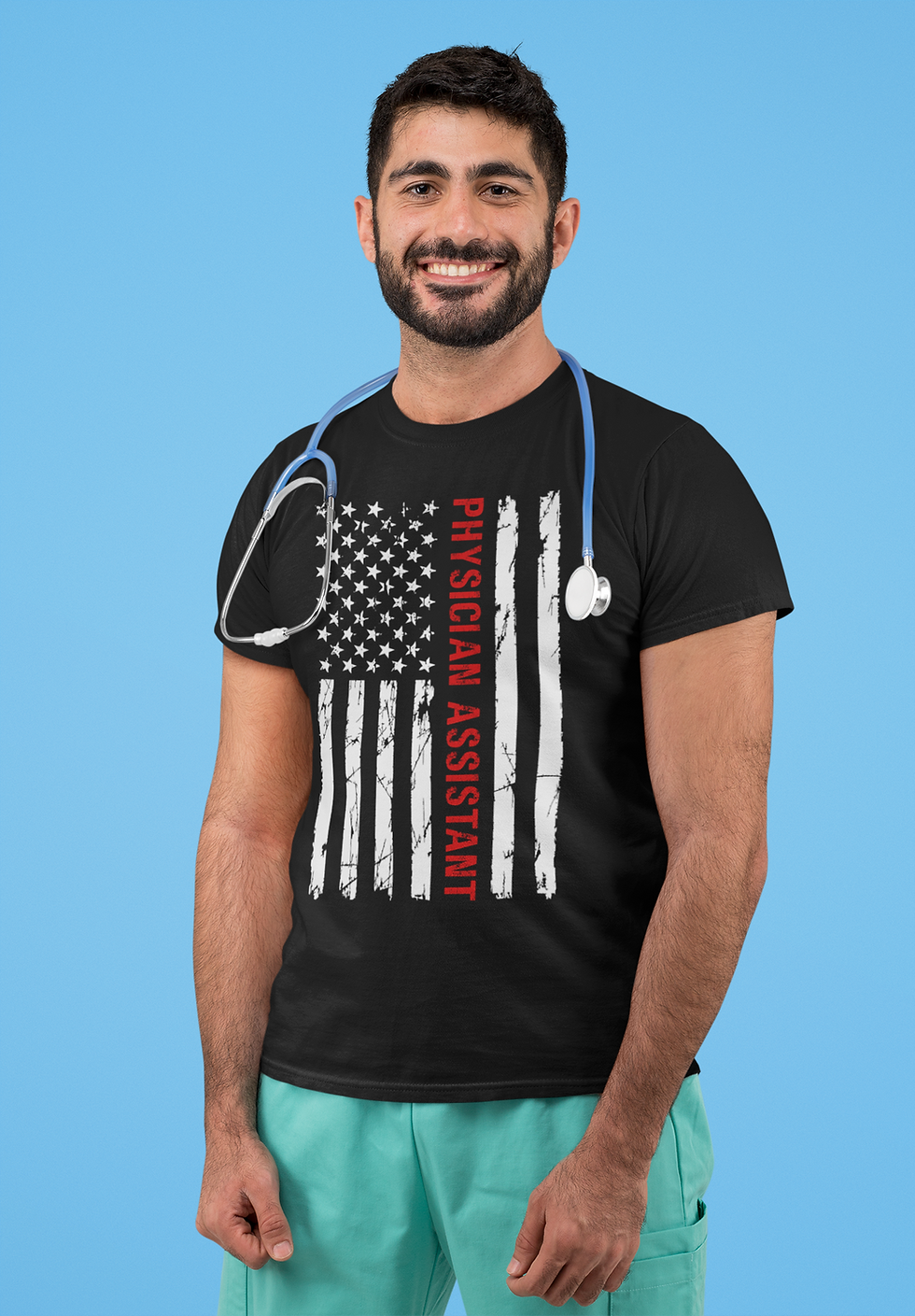 Unisex Physician Assistant Tee, Comfortable Jersey Tee for Medical Professionals