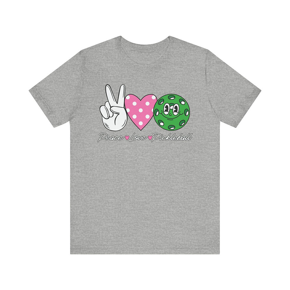 Thumbnail: Peace Love Pickleball Tee