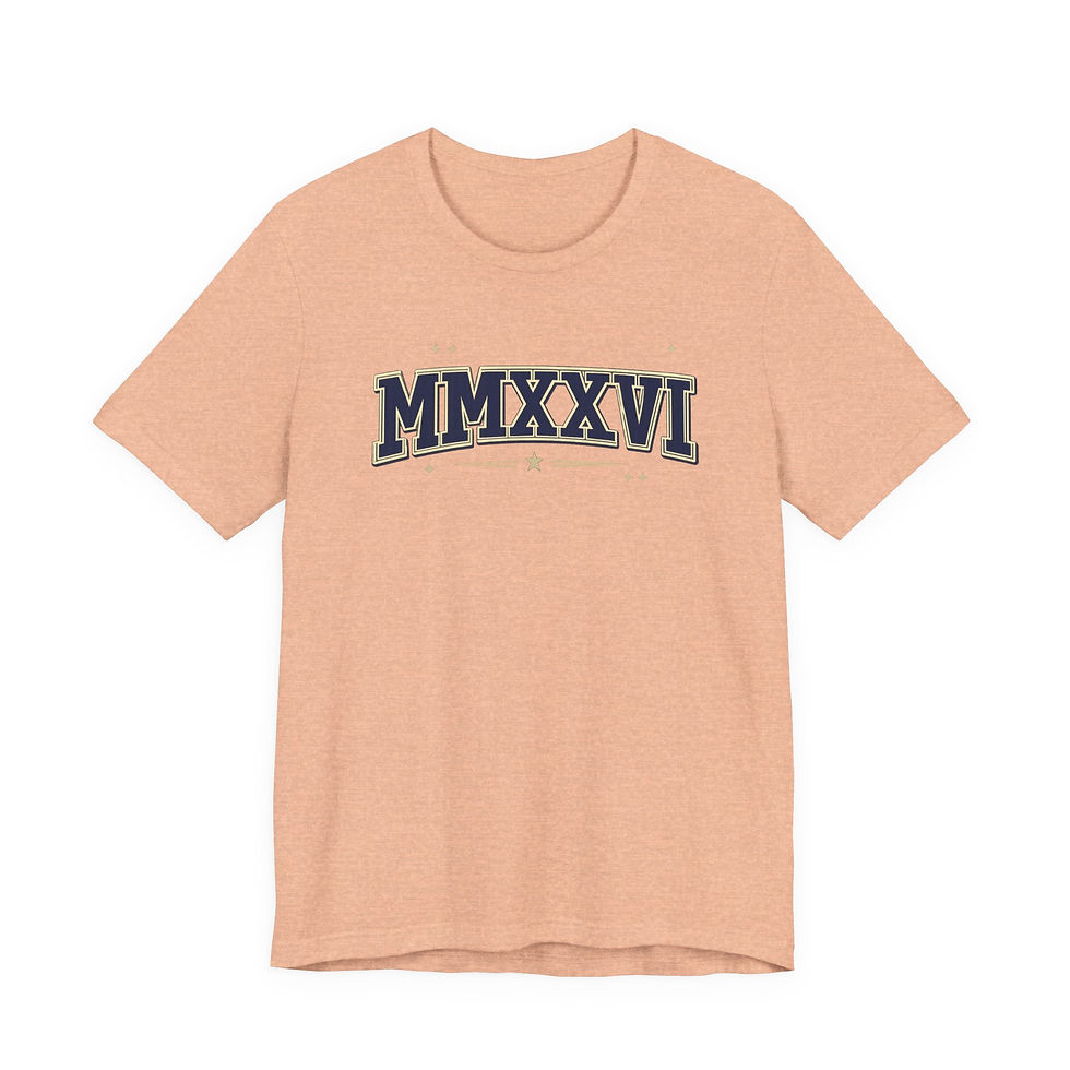 Thumbnail: MMXXVI Roman Numerals Tee | 2026 Year Design
