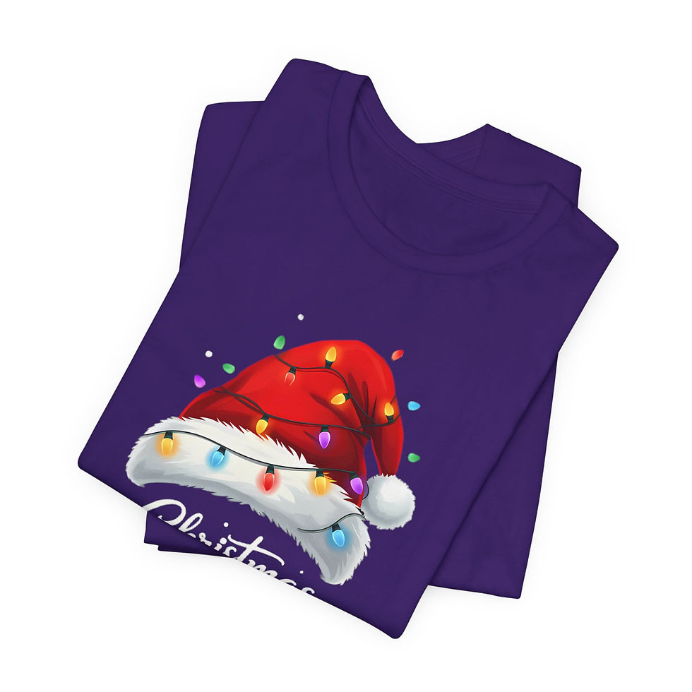 Thumbnail: Christmas Crew Santa Hat Tee