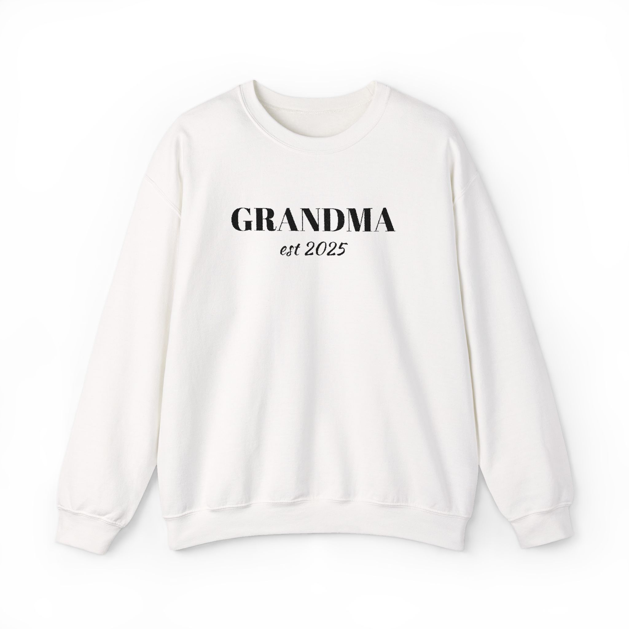 Personalized Grandma Embroidered Sweatshirt