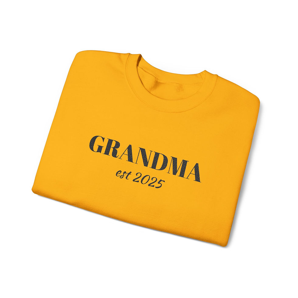 Thumbnail: Personalized Grandma Embroidered Sweatshirt