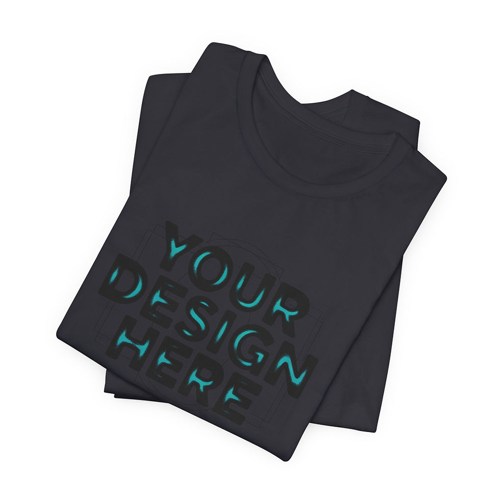 Thumbnail: Custom Unisex Jersey Tee with Your Design