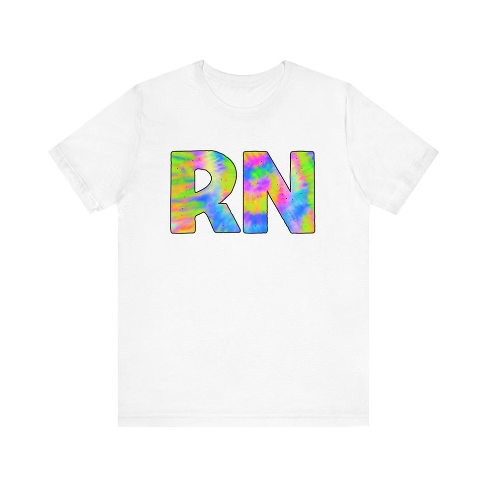 Thumbnail: RN Nurse Appreciation T-Shirt, Unisex Tee, Gift for Healthcare Workers