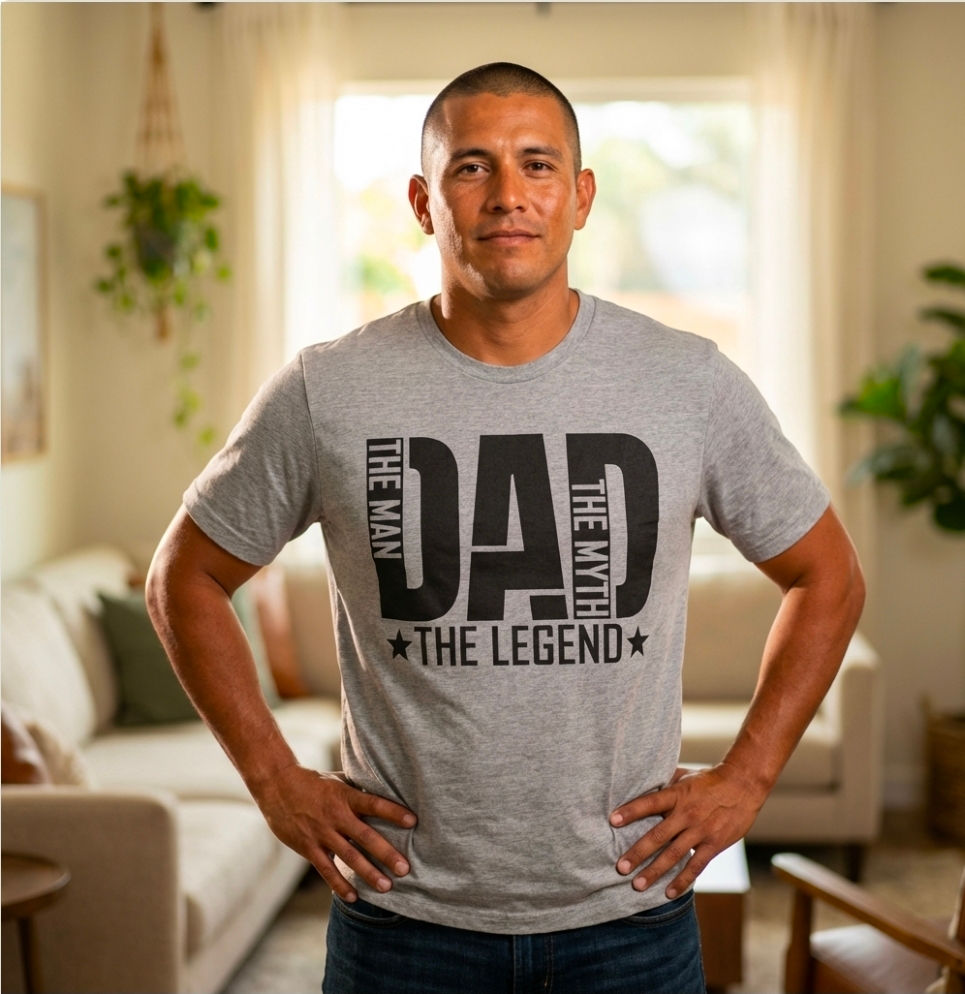 The Man The Myth The Legend T-Shirt | Dad Graphic Tee