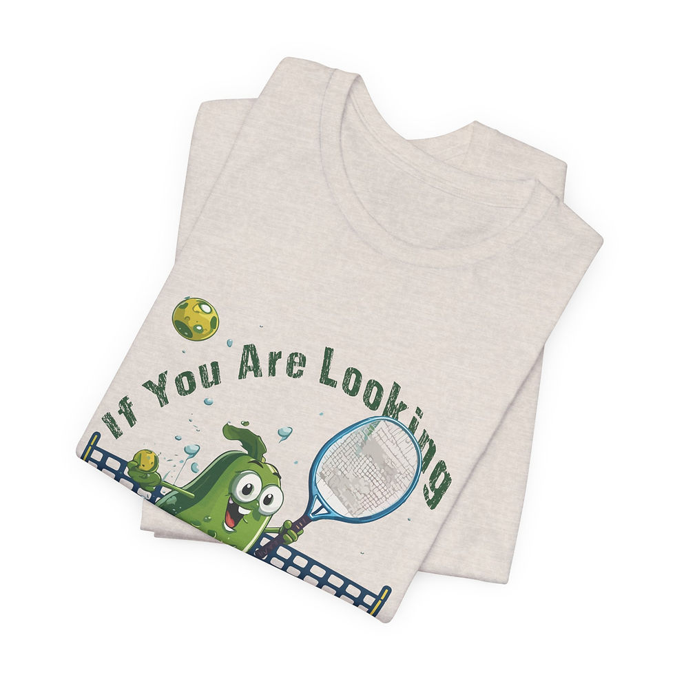 Thumbnail: "If you are looking for a soft serve.." Pickleball Tee
