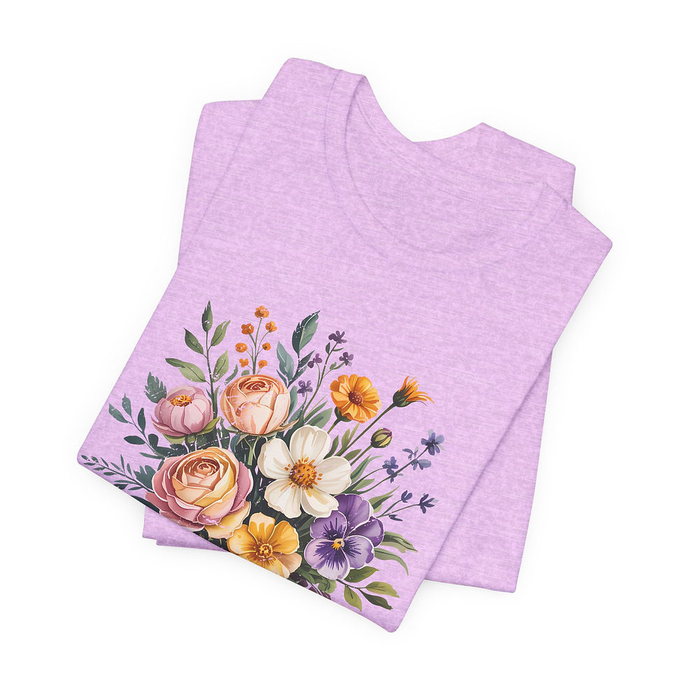 Thumbnail: Mom's Bunch Tee | Mother's Day Floral Typography
