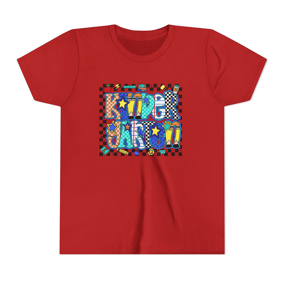 Thumbnail: Kids Tee - Kindergarten Shirt for Back to School