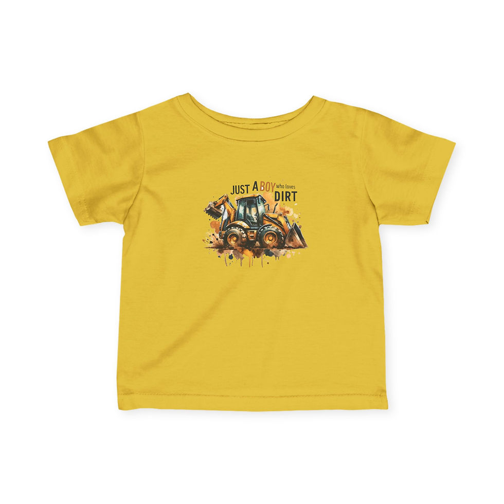 Thumbnail: Infant Boy's Dirt Adventure Tee - Just a Boy Who Loves Dirt