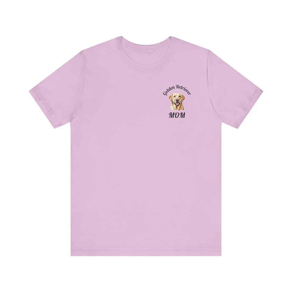 Thumbnail: Golden Retriever Mom Tee - Unisex Short Sleeve T-Shirt