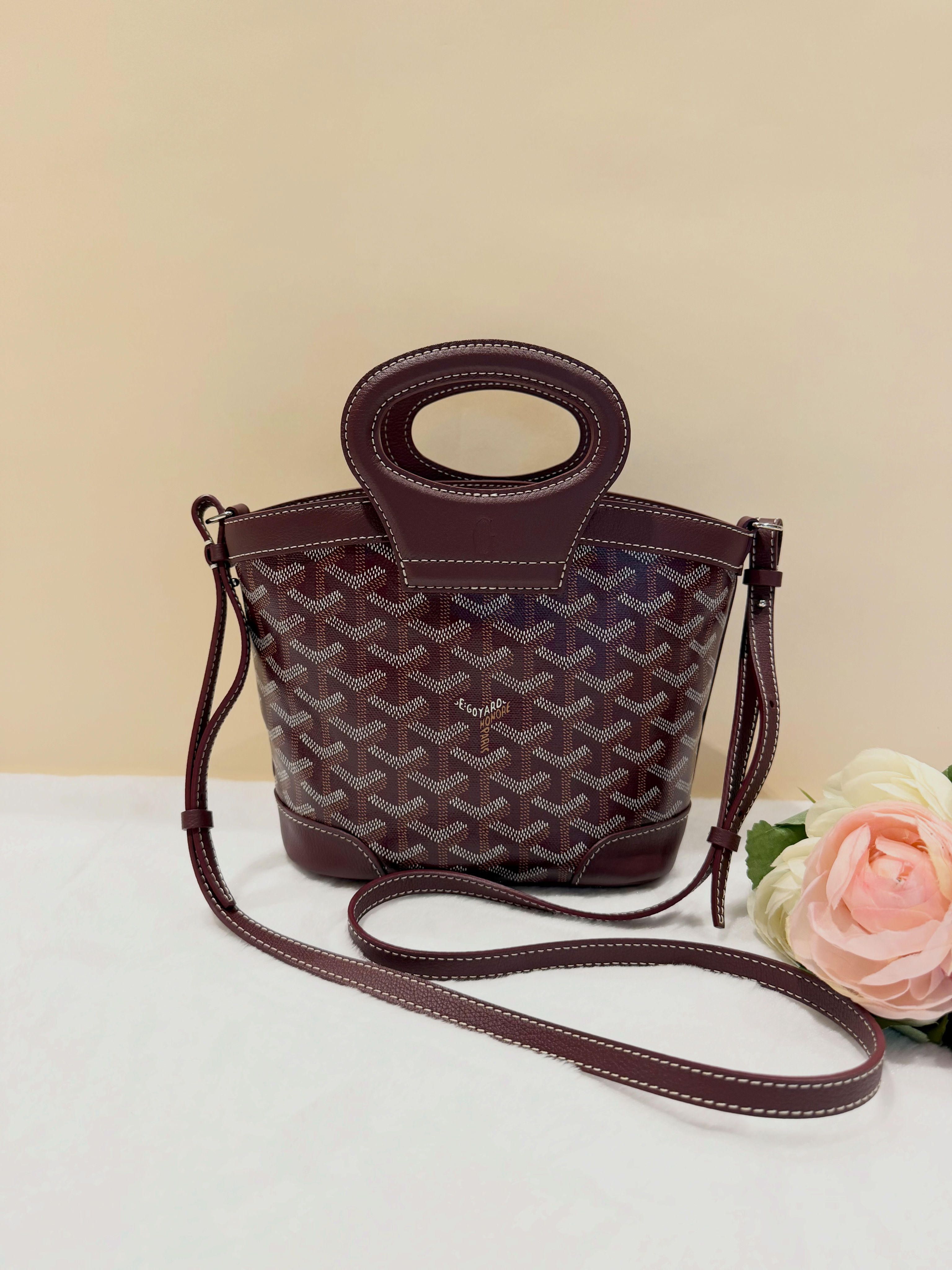 Goyard Beluga Mini Burgundy