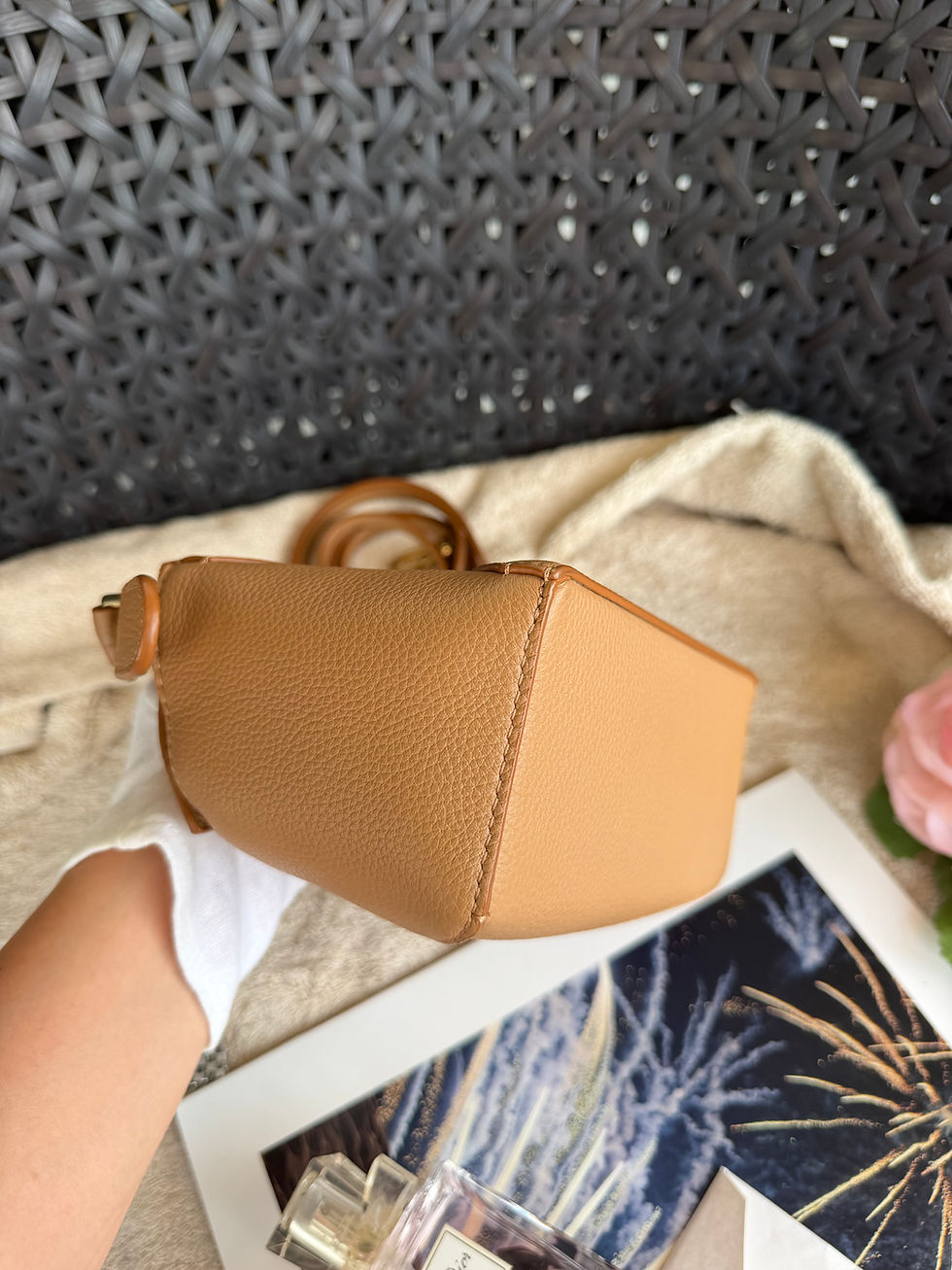 Thumbnail: Loewe Puzzle Edge Bag Mini Toffe