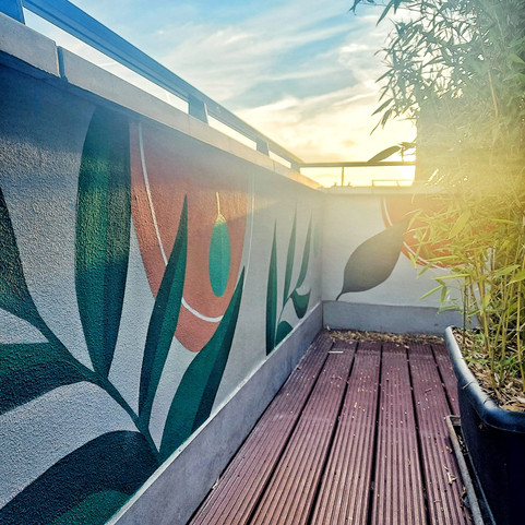Rooftop Mural, 2022.