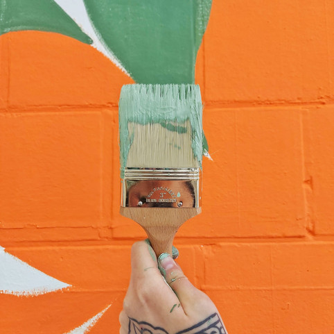 Mural for Vegan Restaurant 'SOFT', 2022