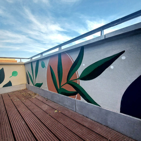 Rooftop Mural, 2022.