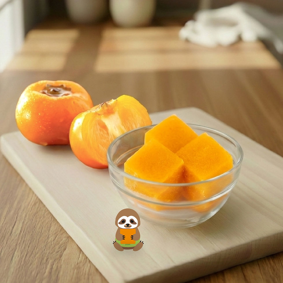 冷凍フルーツの柿「なまけものcube®」Agleaf ZERO野菜の冷凍果物オンラインショップ