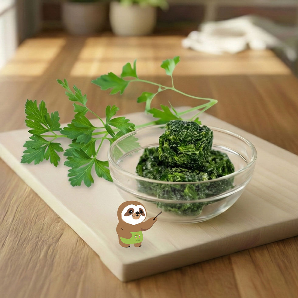冷凍野菜cubeのイタリアンパセリ「なまけものcube®」Agleaf ZERO野菜の冷凍野菜オンラインショップ