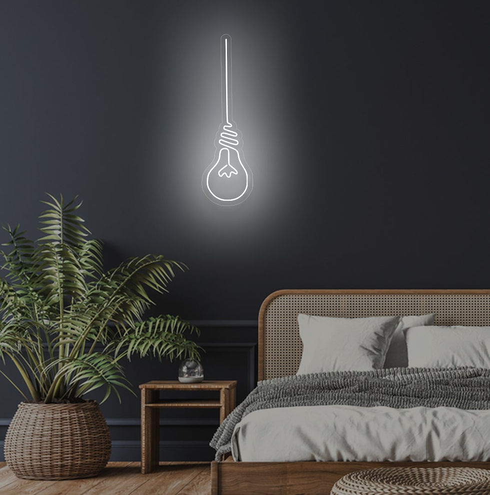 Thumbnail: 'Wire Bulb' Neon Sign