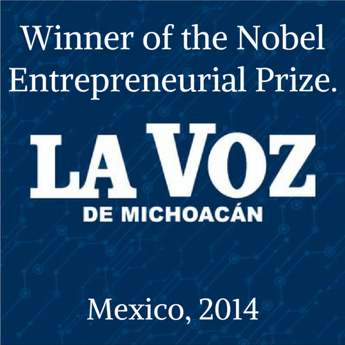 Winner of the Nobel Entrepreneurial Prize, 2014.png