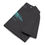 Miniature : Bio Baumwolle T-Shirt in teal, Wallis Mischabel Berg in Anthracite, gefaltet