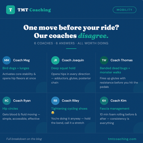 pre ride mobility moves