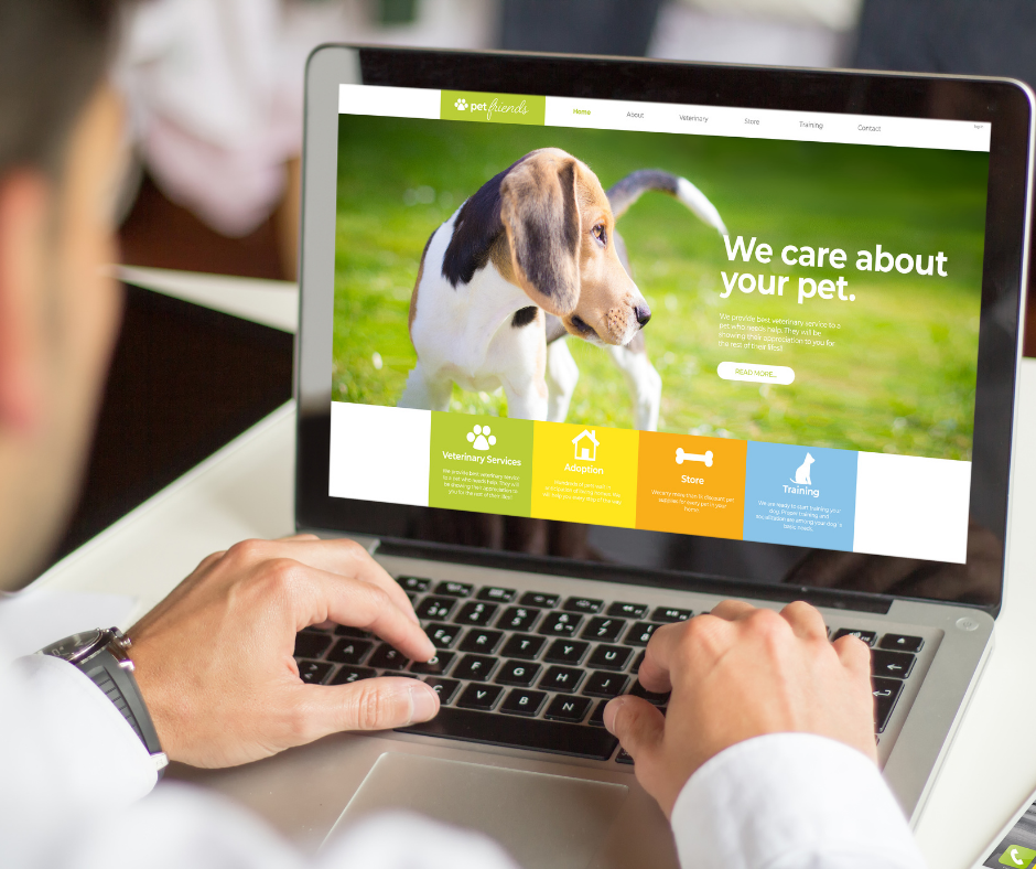 Improving user experience on pet or veterinary website